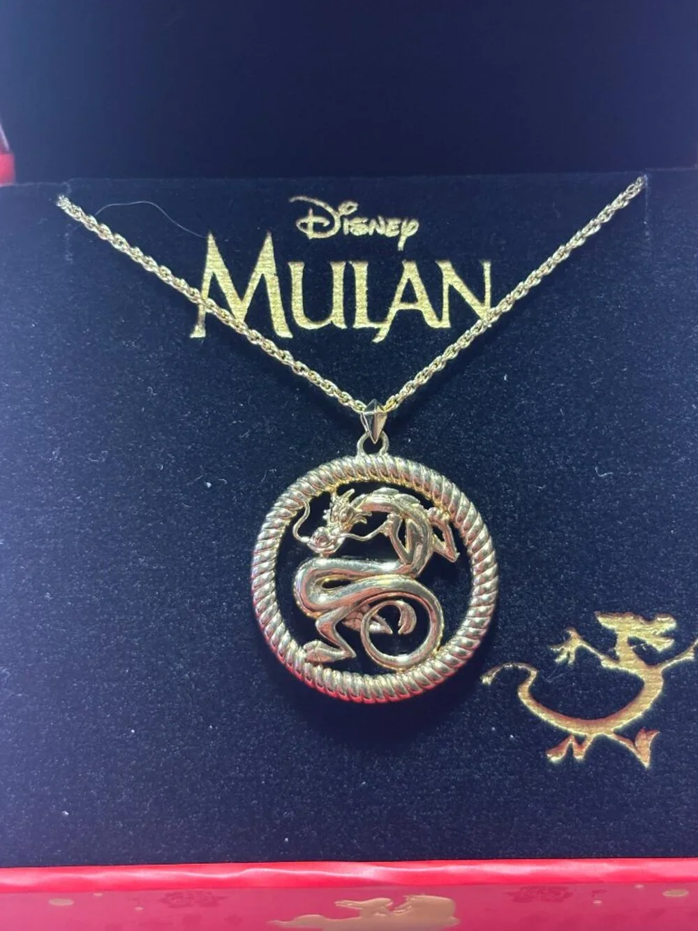 Mushu Medallion Necklace- Disney's Mulan - Disney X RockLove - Picture 6 of 9